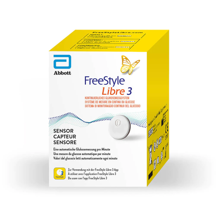 Freestyle Libre Three Sensor